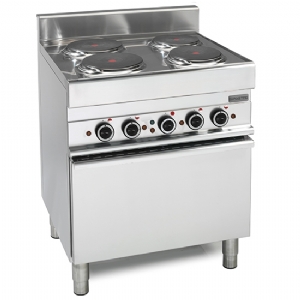 Electric range, 4 plates, 1 electric convection oven 6570CFE