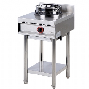 Gas wok hob with shelf, 1 burner AHA0017