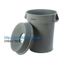 THÙNG RÁC, 120LT  B COVER DUSTBIN B-008