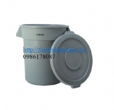 THÙNG RÁC, 76LT ROUND DUSTBIN(NO BASE) B-009