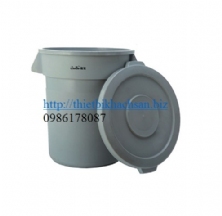 THÙNG RÁC, 37LT ROUND DUSTBIN(NO BASE) B-010