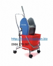 XÊ DẨY LAU SÀN, 30L SINGLE MOP TROLLEY B-044