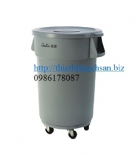 THÙNG RÁC, 120LT ROUND DUSTBIN(INCLUDING BASE)  B-102