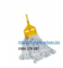 ĐẦU KẸP VỚI TAY CẦM VÀNG SANG TRỌNG ,LUXURY PRESSING MOP head with clip with Golden handle (1.25 stick) C-204