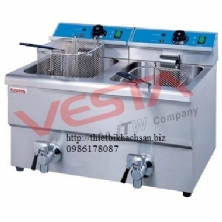 Electric 2-Tank Fryer 2-basket,counter-top EF-12L-2