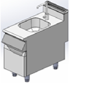 900 ÀN TRUNG GIAN CÓ CHẬU RỬA LIỀN TỦ F9040NSN