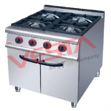  Gas Range 4-Burner With Cabinet JUS-RA-4