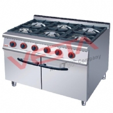 Gas Range 6-Burner With Cabinet JUS-RA-6