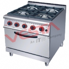 Gas Range 4-Burner Gas Oven JUS-RQ-4