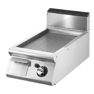 Gas griddle, top version, ribbed chromed plate  V7040FTRGVCRT