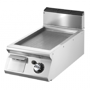 Gas griddle, top version, ribbed chromed plate V9040FTRGVCRT