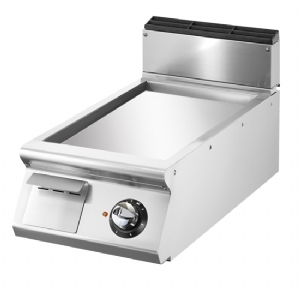 Electric griddle, top version, ribbed chromed plate V9040FTREVCRT