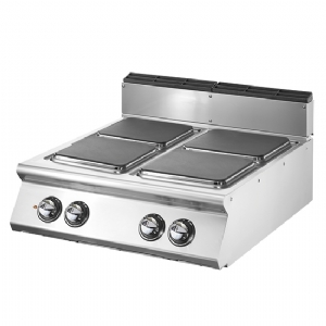 Electric range, top version, 4 square hot plates VS9080PCEST