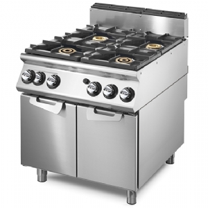 Gas range on cabinet with doors, 4 burners  VS9080PCGP